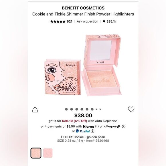 NEW BENEFIT COSMETICS Shimmer Finish Powder Highlighters - Picture 8 of 8